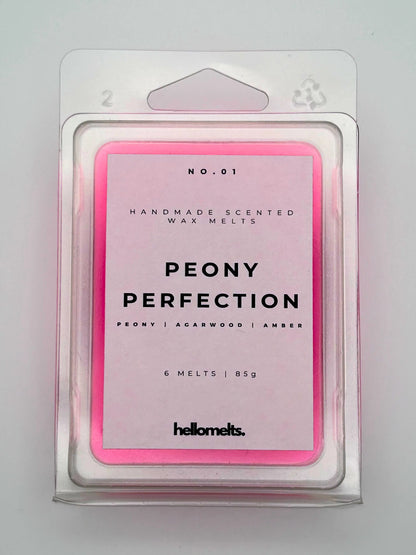 Peony Perfection Wax Melts - 85g Pack HelloMelts